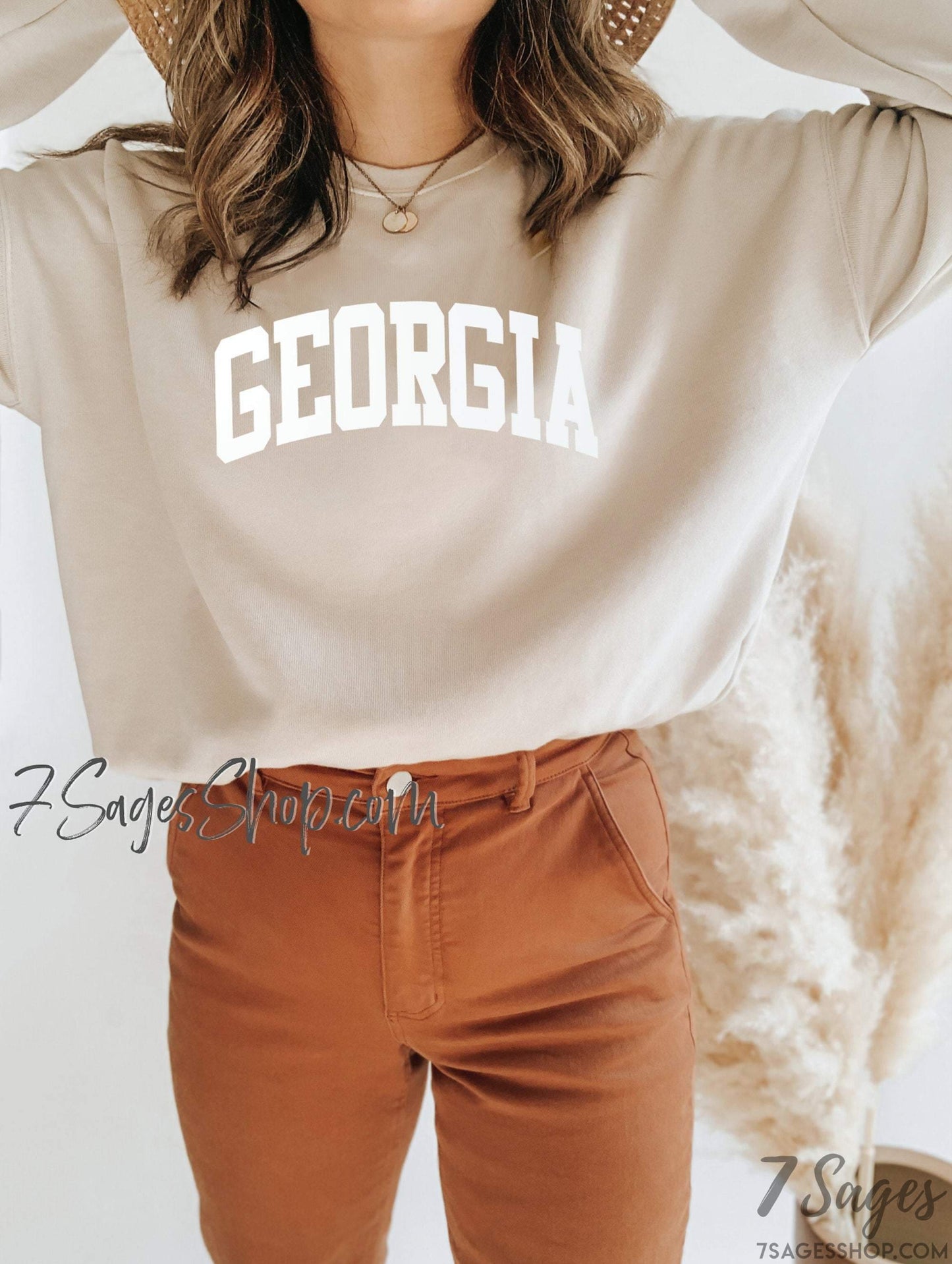 Georgia Sweatshirt - Georgia Shirt - Georgia Sweater - Georgia University Sweatshirt