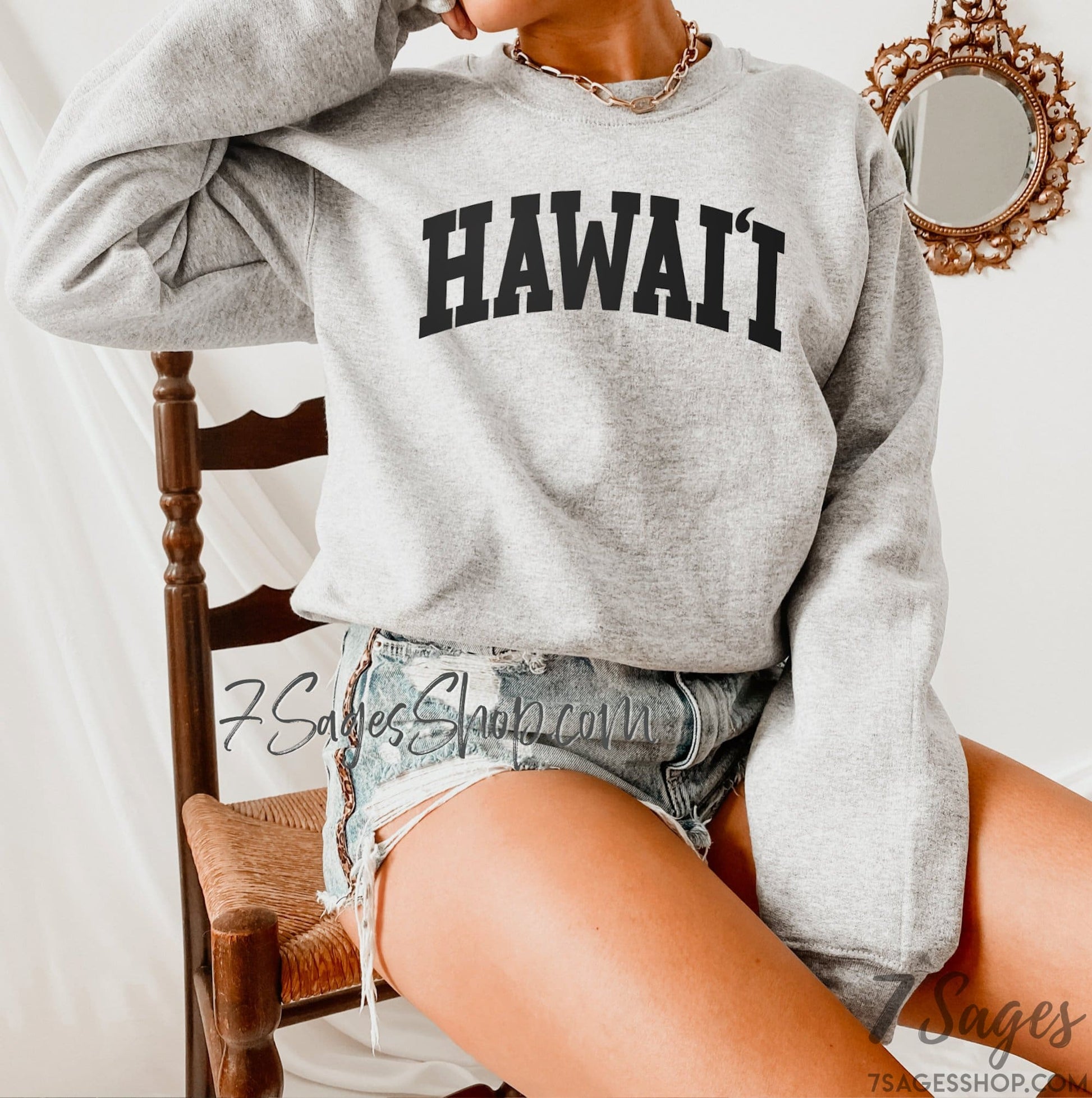 Hawaii Sweatshirt - Hawaii Sweater - Hawaii Shirt - Hawaii Crewneck