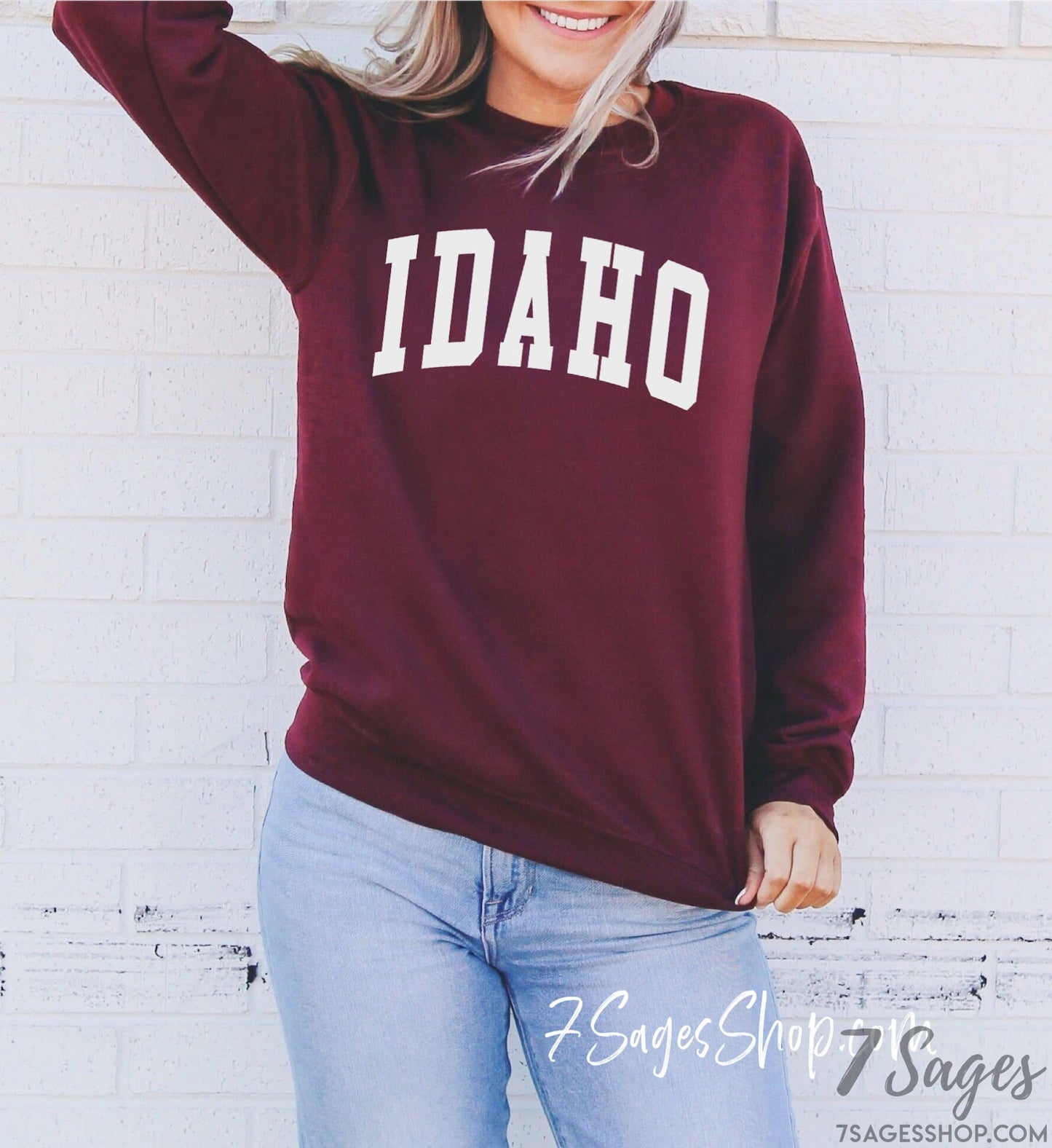 Idaho Sweatshirt Idaho University Sweatshirt Idaho Tshirt Idaho Shirt Fleece Sweatshirt