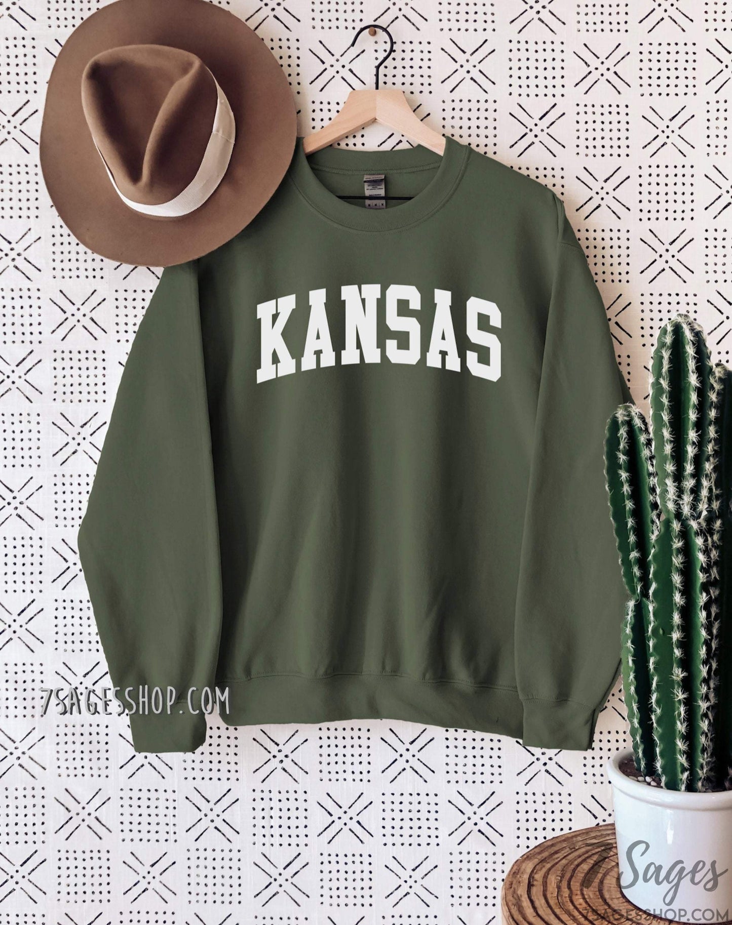 Kansas Sweatshirt Kansas Shirts Sweater University of Kansas Sweatshirt Crewneck Sweatshirt