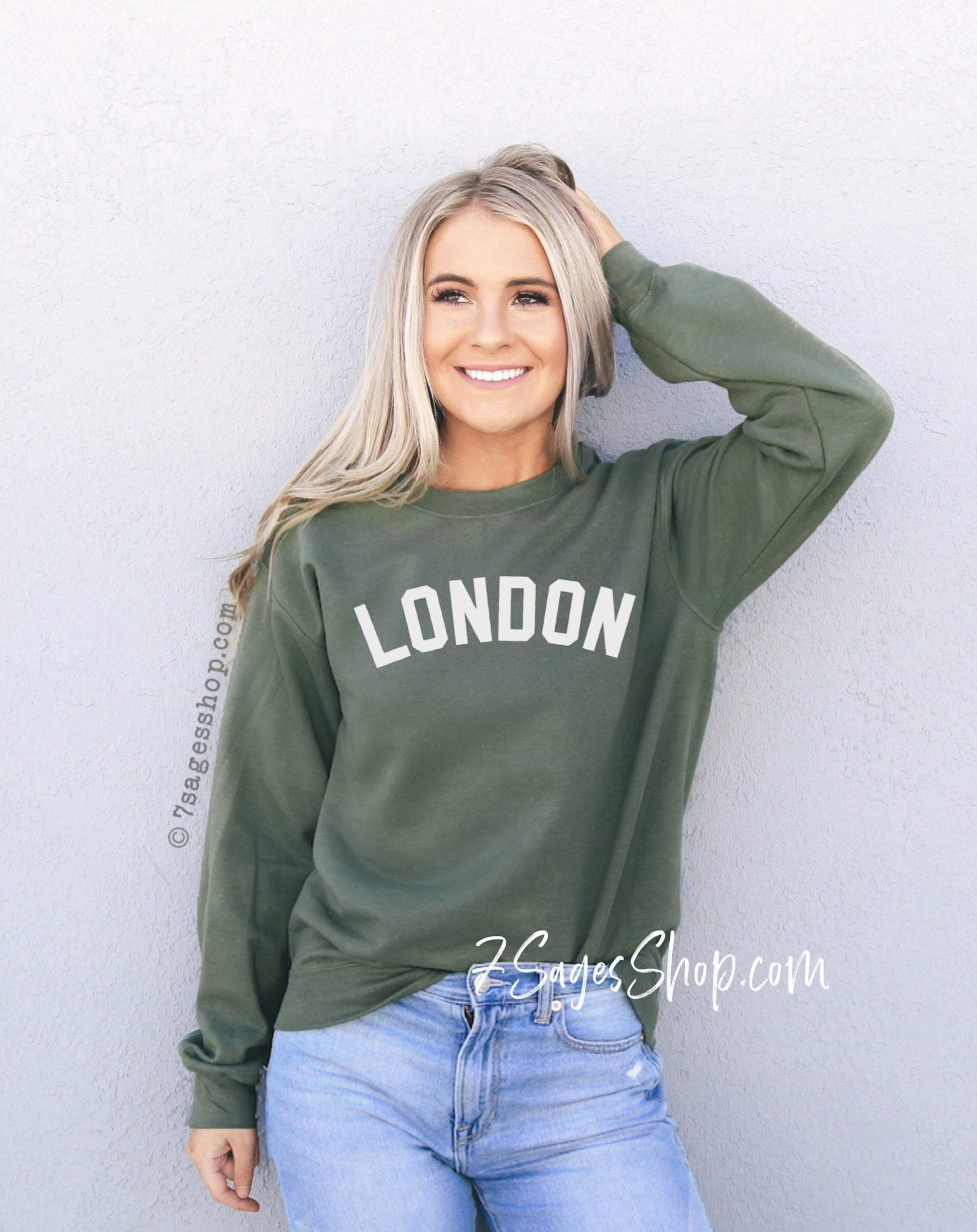 London Sweatshirt England Sweatshirt London Shirt London Sweater London Gift UK Sweatshirt