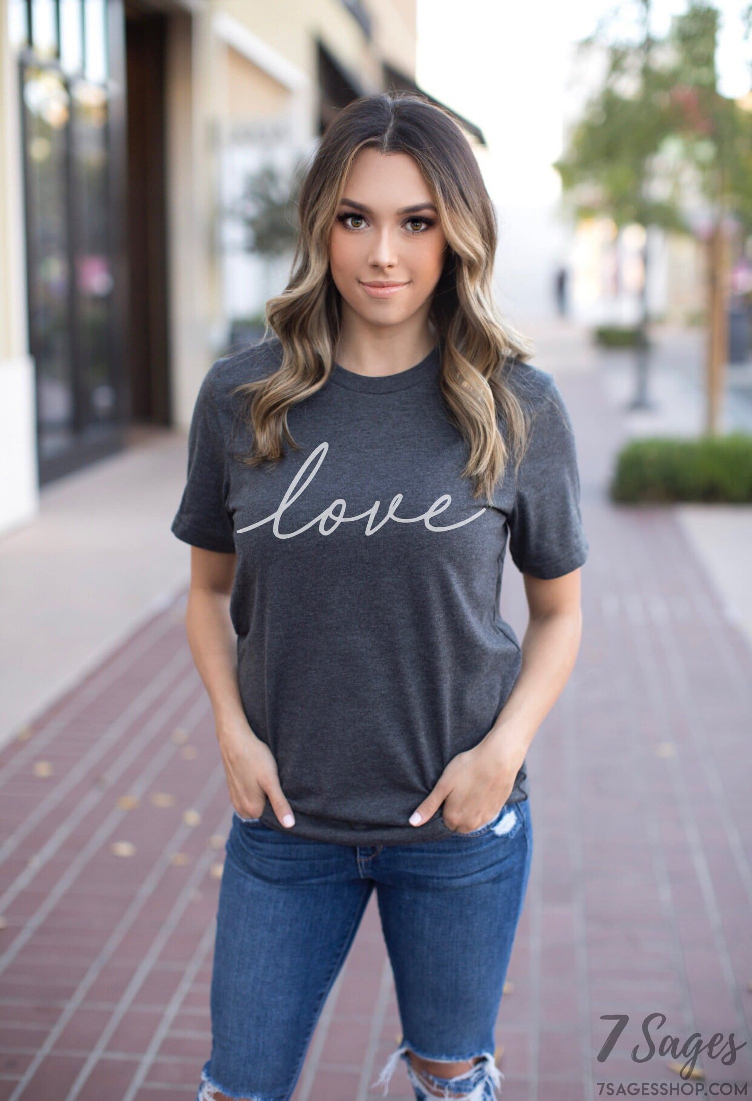 Valentine’s Day T-Shirt - Valentine’s Day Gift - Love Shirt - Love T-Shirt - Cursive Love Shirt - Valentines Day