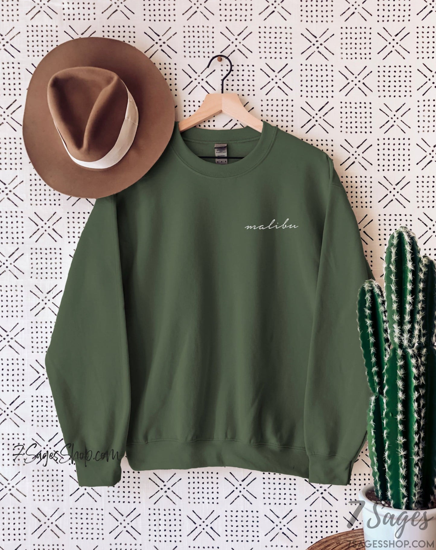 Malibu Pocket Script Sweatshirt Malibu California Sweatshirt Malibu Beach California Sweatshirt