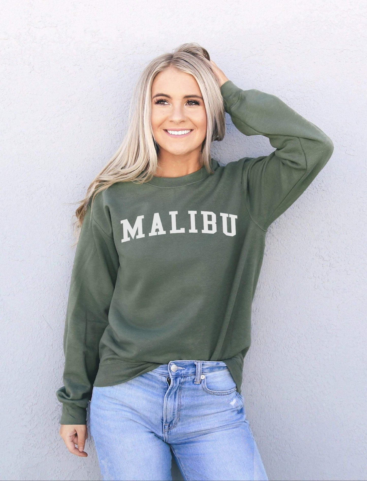 Malibu Sweatshirt - Malibu Sweater - Malibu California Sweatshirt - Malibu California - California Sweatshirt