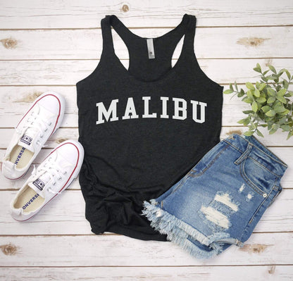 Malibu Tank Top - Malibu Shirt - California Tank Top - California Shirt