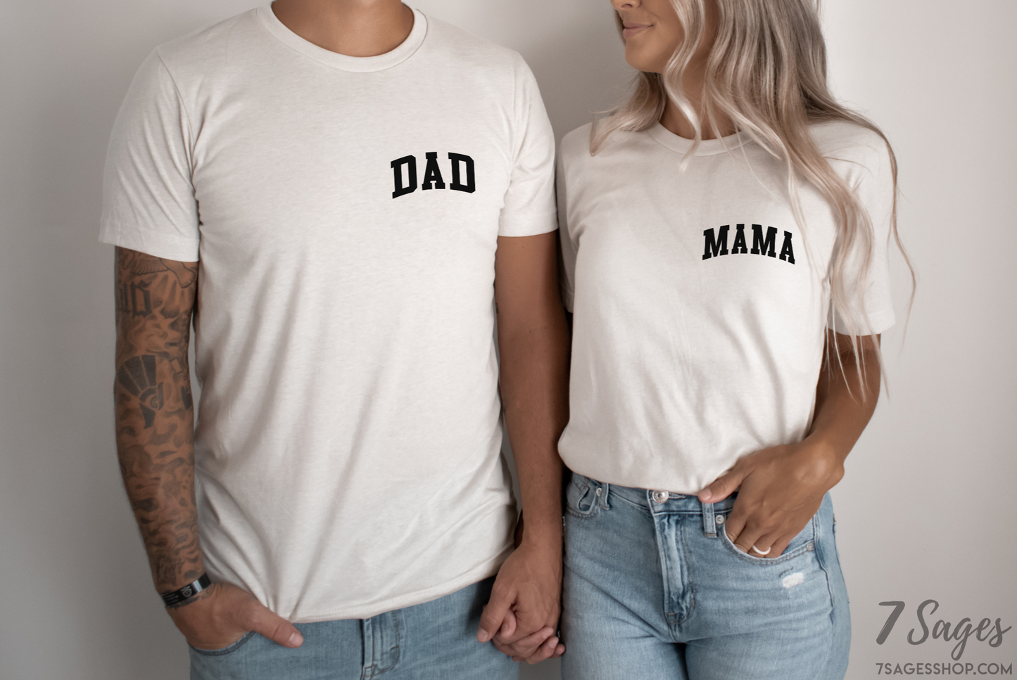 Mama and Dad T-Shirt Set