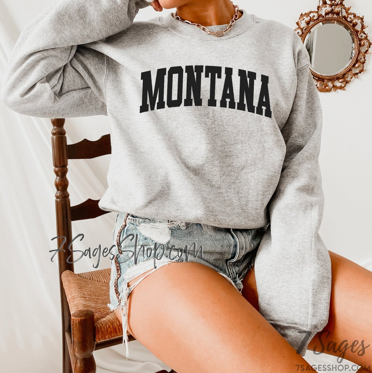 Montana Sweatshirt Montana Shirts University of Montana Sweater Crewneck Sweatshirt