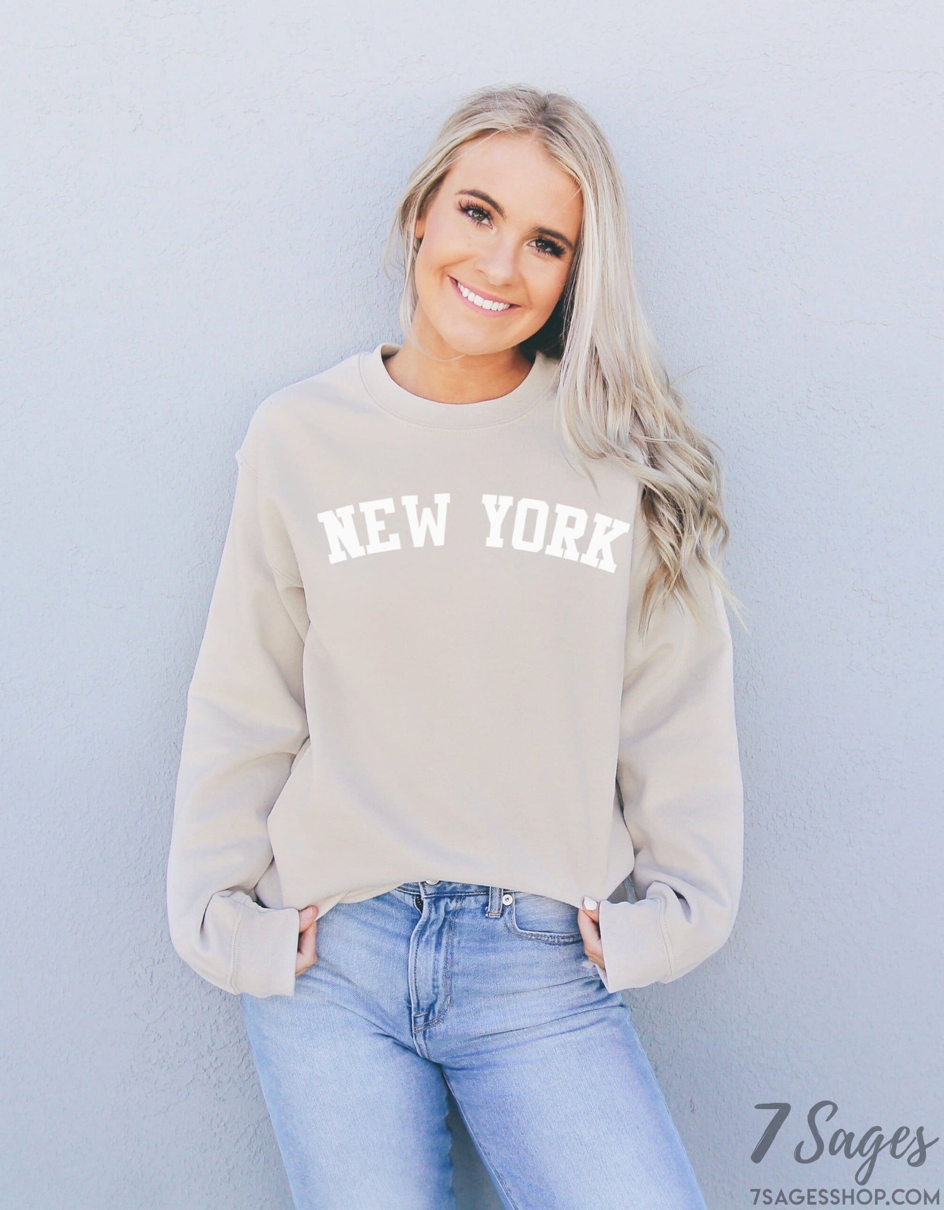 New York Sweatshirt - New York Sweater - New York Shirt - East Coast Sweatshirt - NYC Sweatshirt