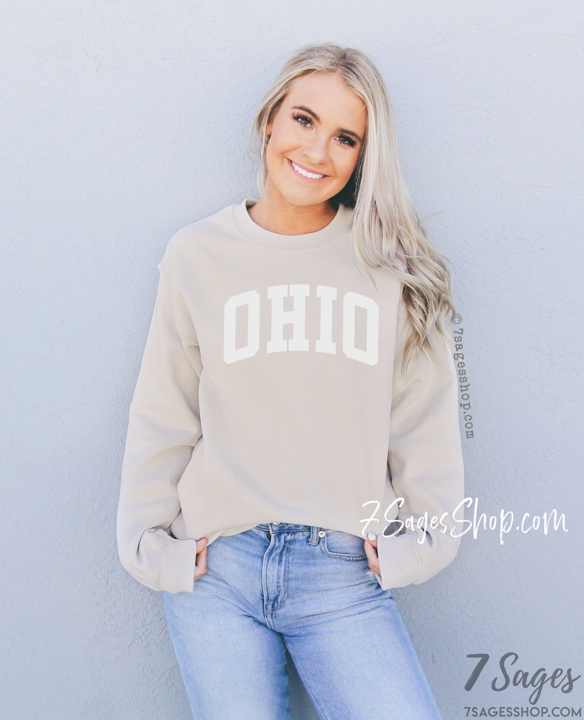 Ohio Sweatshirt Ohio Sweatshirt Ohio State University Sweatshirt Ohio Shirt Fleece Sweatshirt