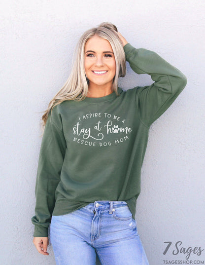 Rescue Dog Sweatshirt - Rescue Dogs Sweatshirt - Rescue Dog Mom Shirt - Animal Rescue Sweatshirt