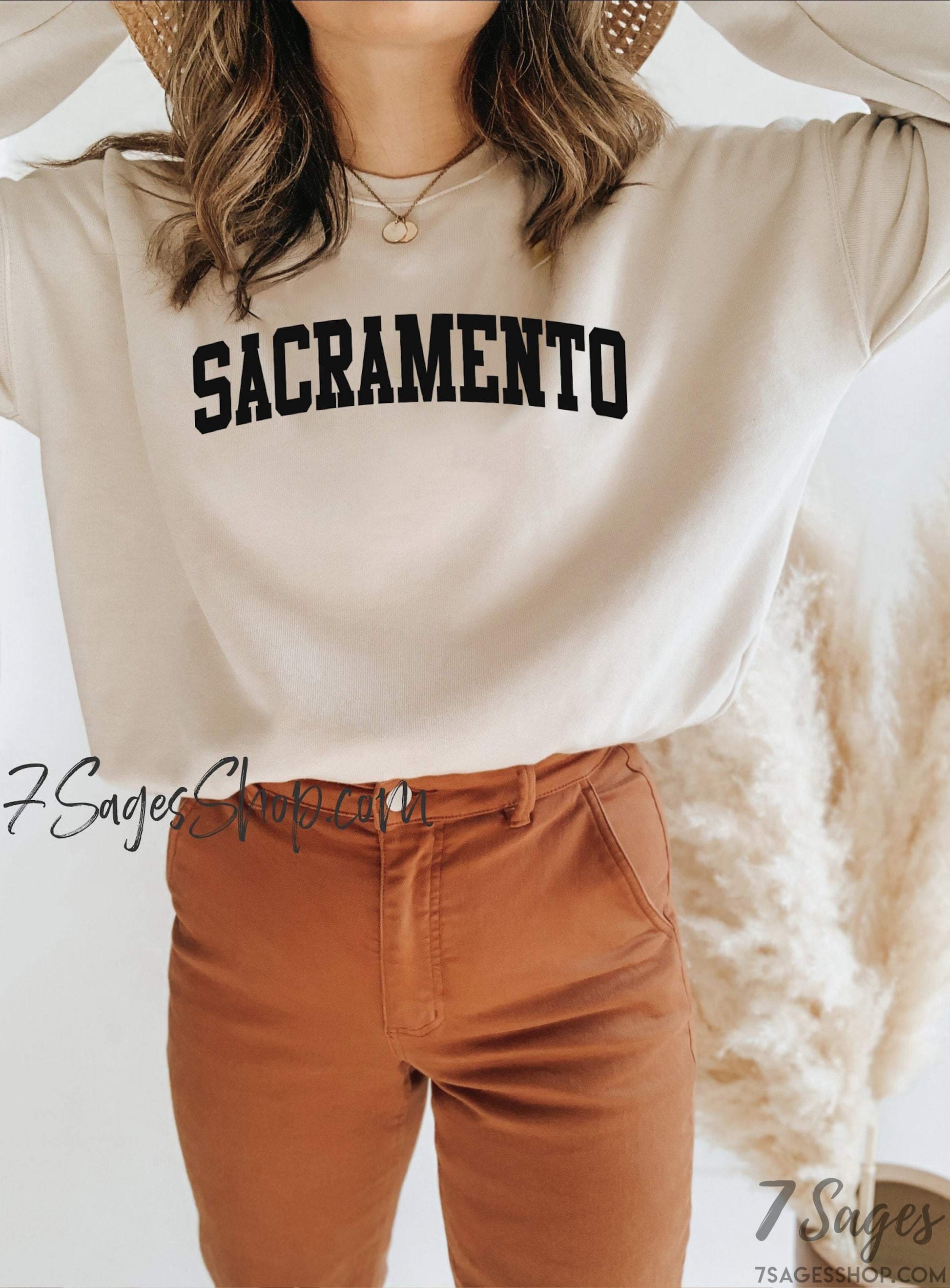 Sacramento Sweatshirt California Shirt Sacramento Crewneck Sweater Norcal Sacramento State Sweatshirt