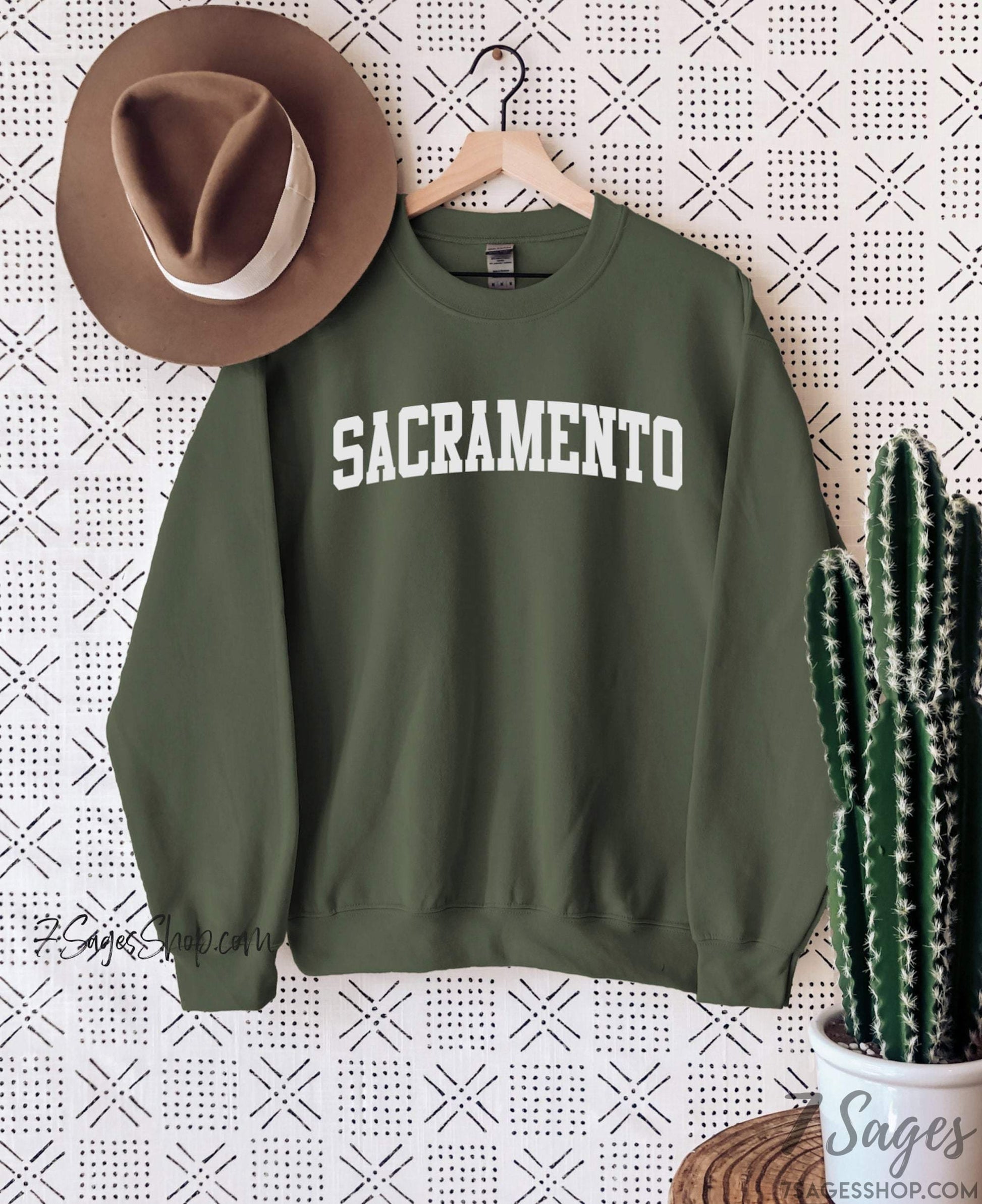 Sacramento Sweatshirt California Shirt Sacramento Crewneck Sweater Norcal Sacramento State Sweatshirt