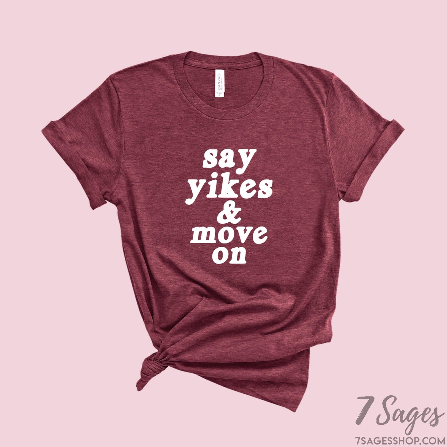 Say Yikes and Move On Shirt Retro Shirt Say Yikes TShirt