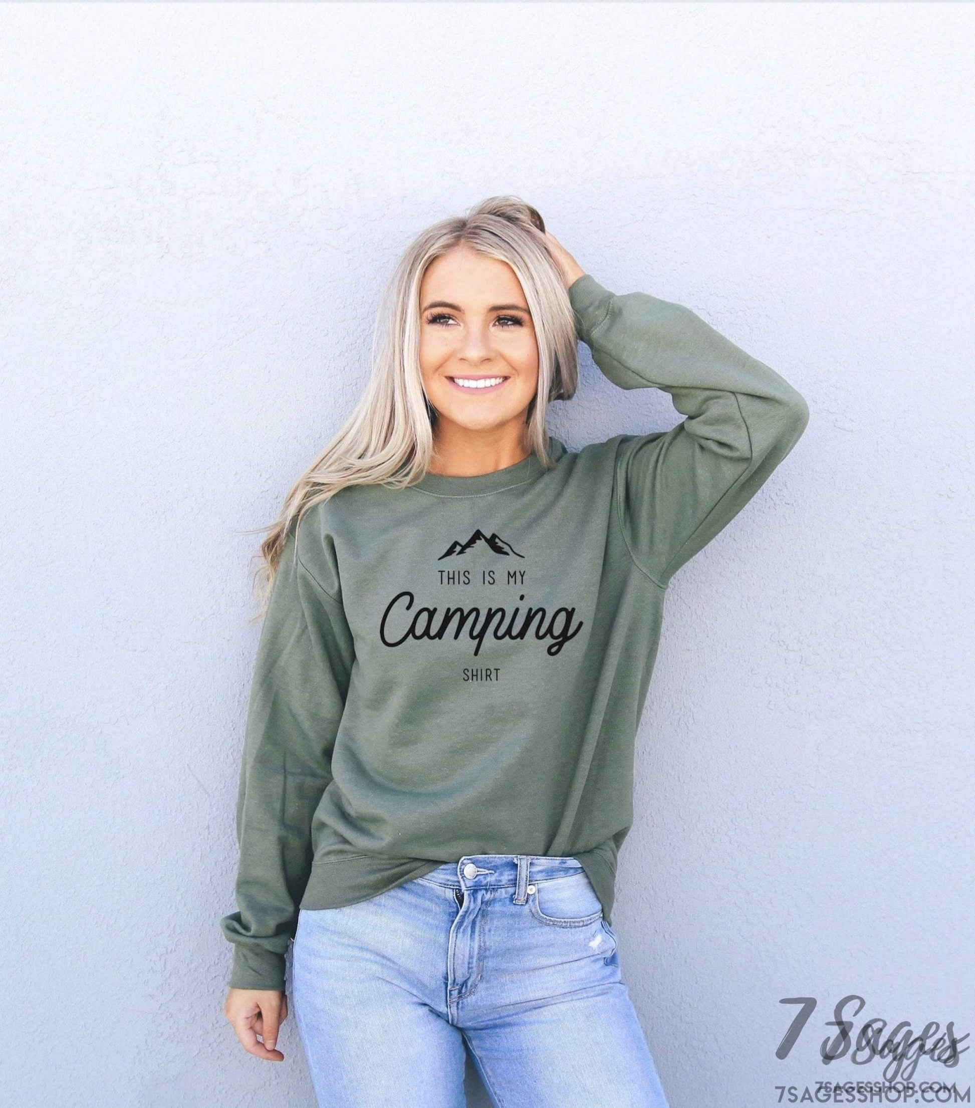 Camping Sweatshirt - This Is My Camping Shirt - Camping Gift - Camping Shirt