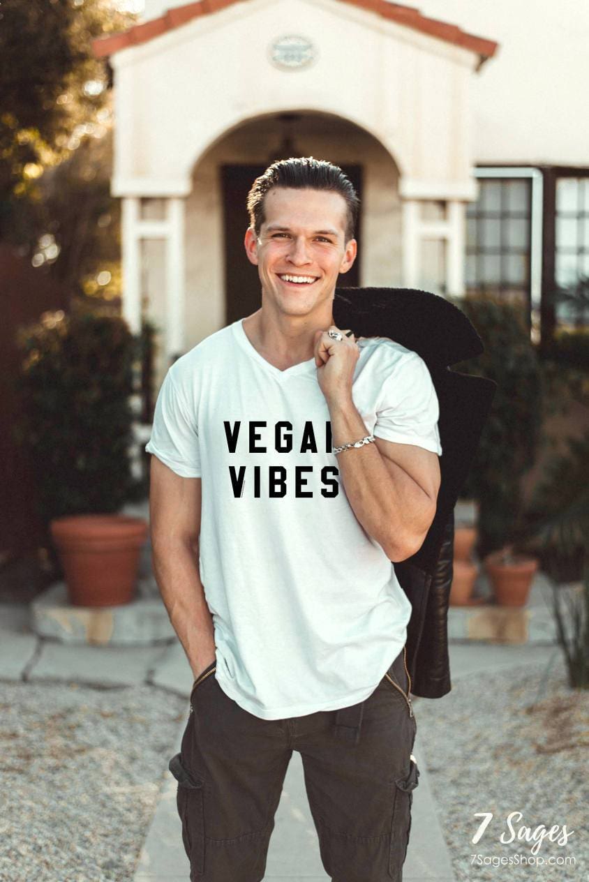 Vegan Vibes V-Neck T-Shirt