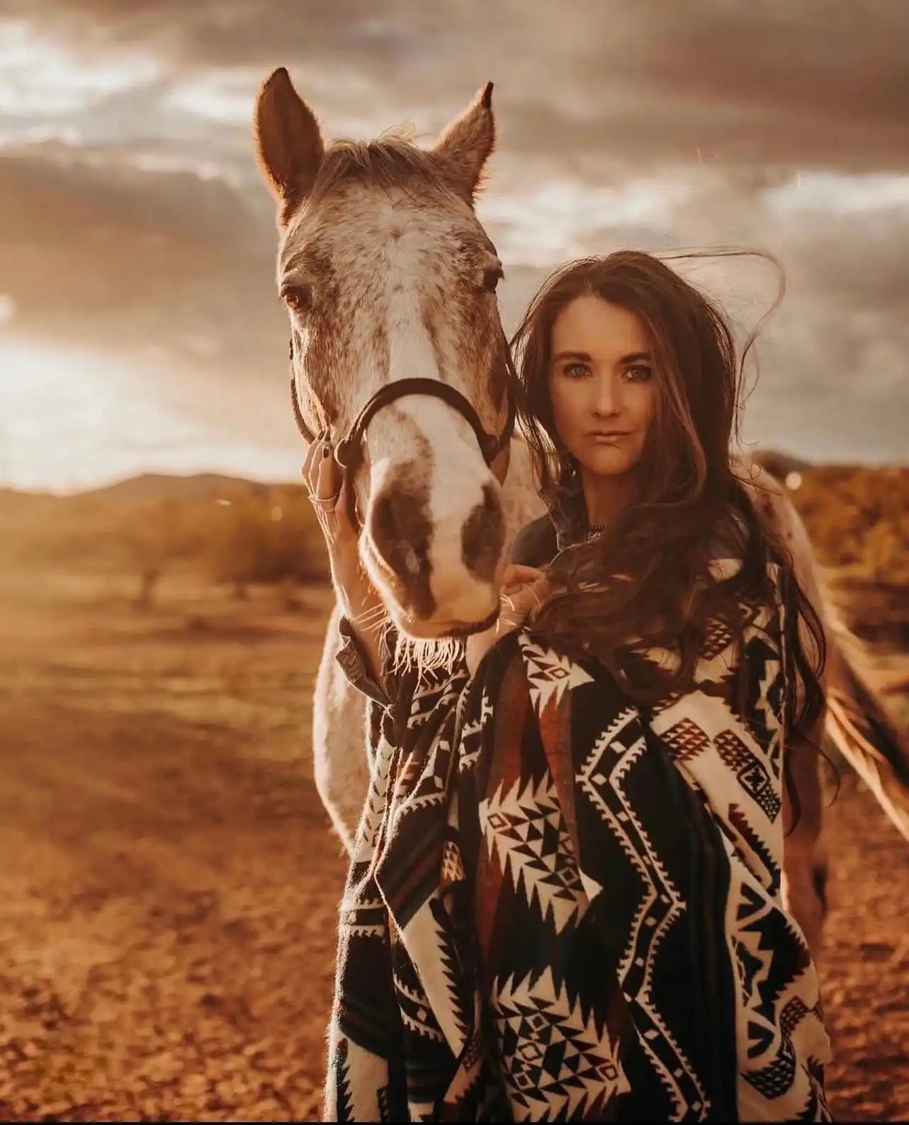 Alpaca blanket prism Cowgirlcait 