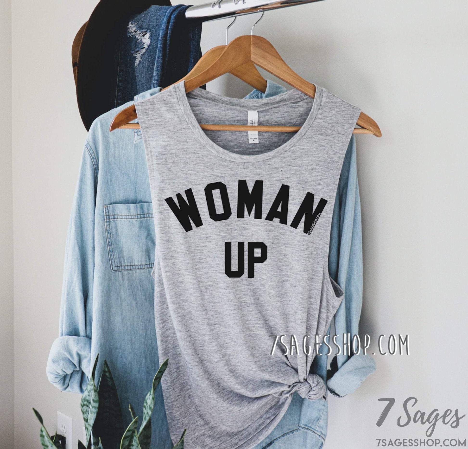 Woman Up Muscle Tank Top - Woman Up Tank Top - Feminist Shirt - Feminist Tank Top - Girl Power Shirt - Girl Power Tank Top,