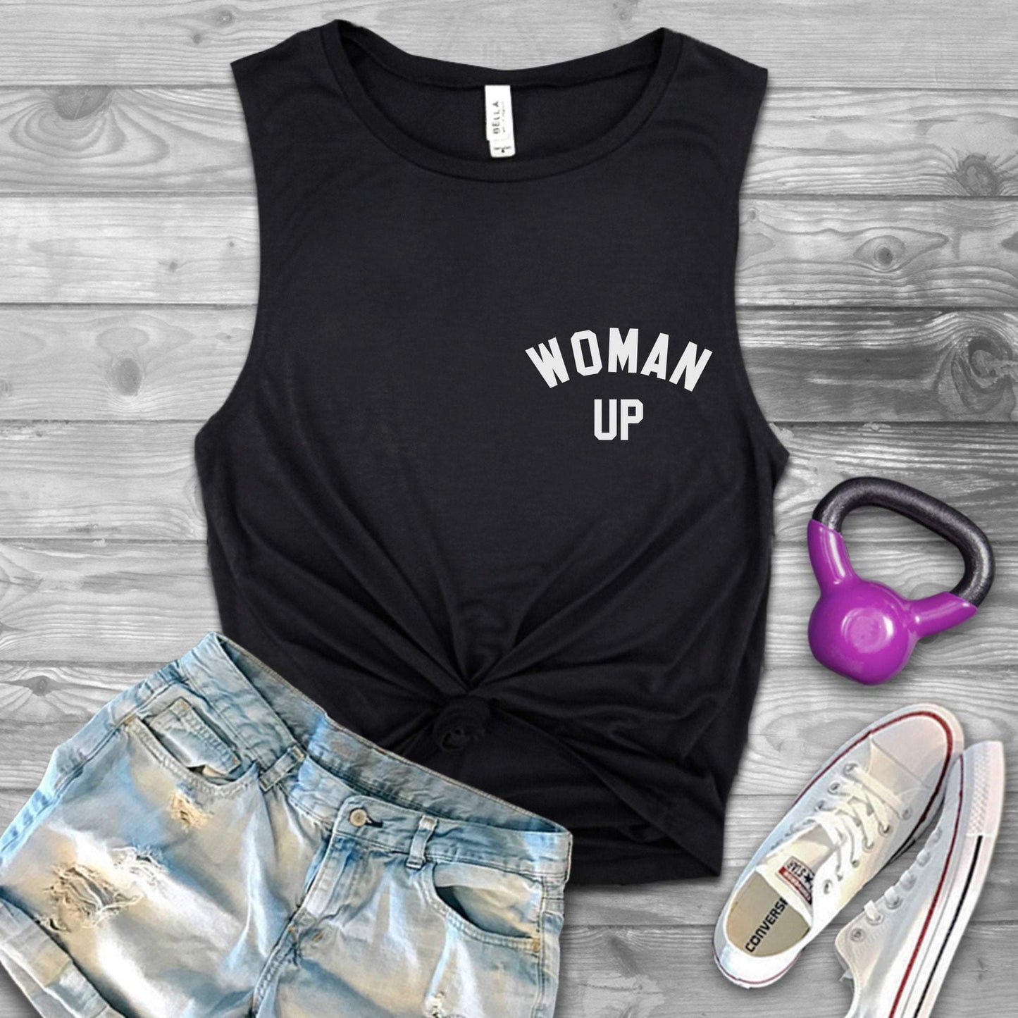 Woman Up Muscle Tank Top - Woman Up Tank Top - Feminist Shirt - Feminist Tank Top - Girl Power Shirt - Girl Power Tank Top,