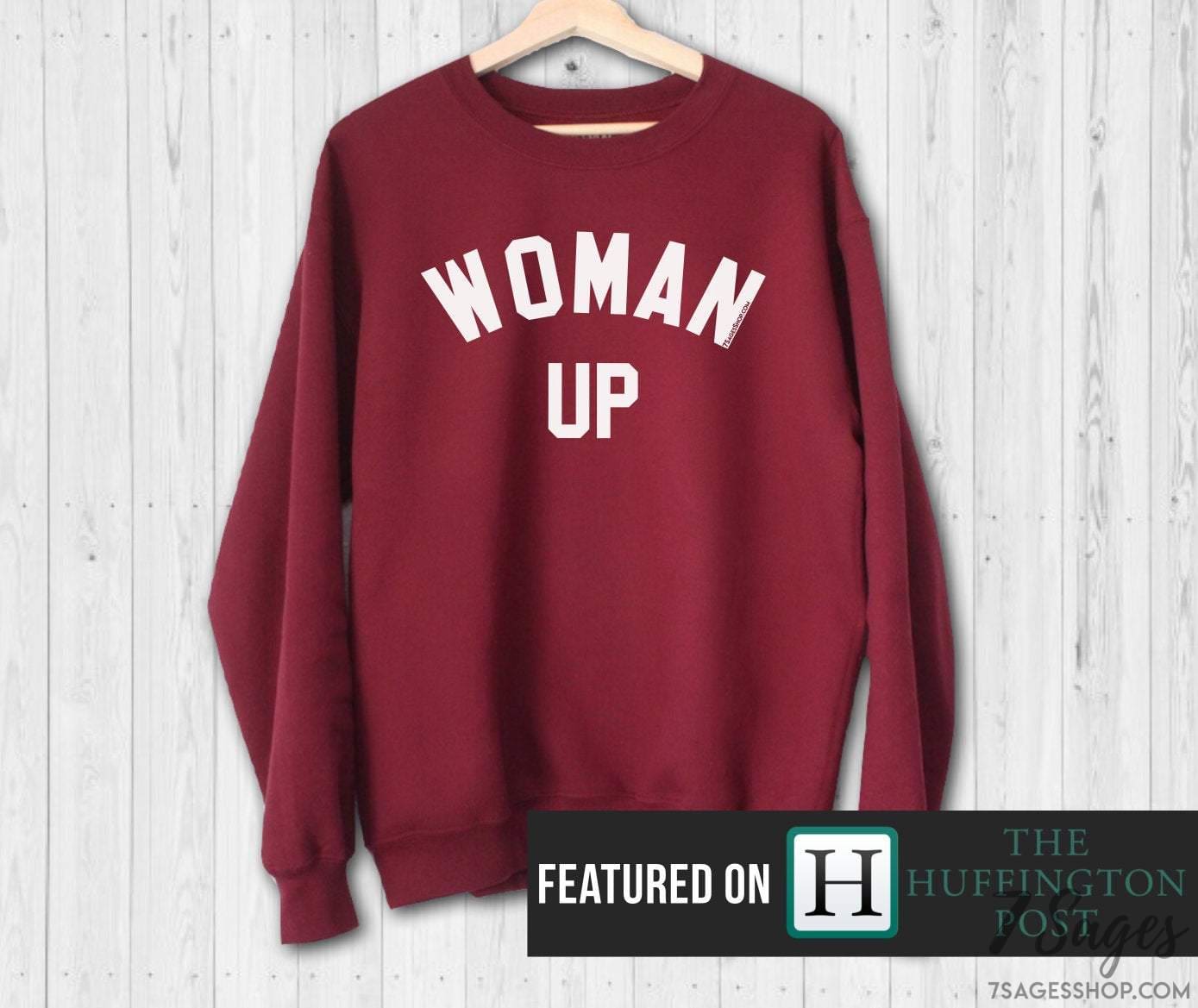 Woman Up Sweatshirt - Feminist Sweatshirt - Woman Up - Woman Up Shirt - Feminist Shirt - Sweatshirt,