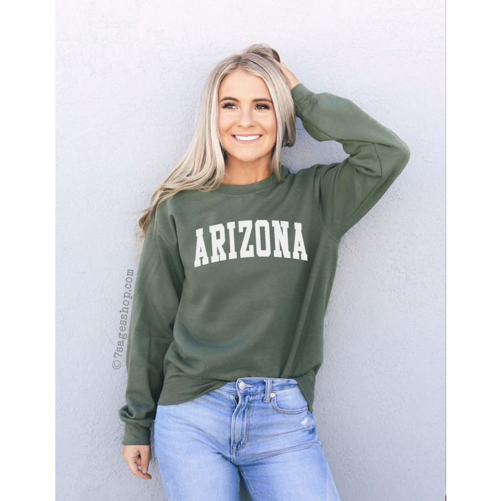 Arizona Sweatshirt - AZ Sweatshirt - Arizona Shirt - Arizona Crewneck