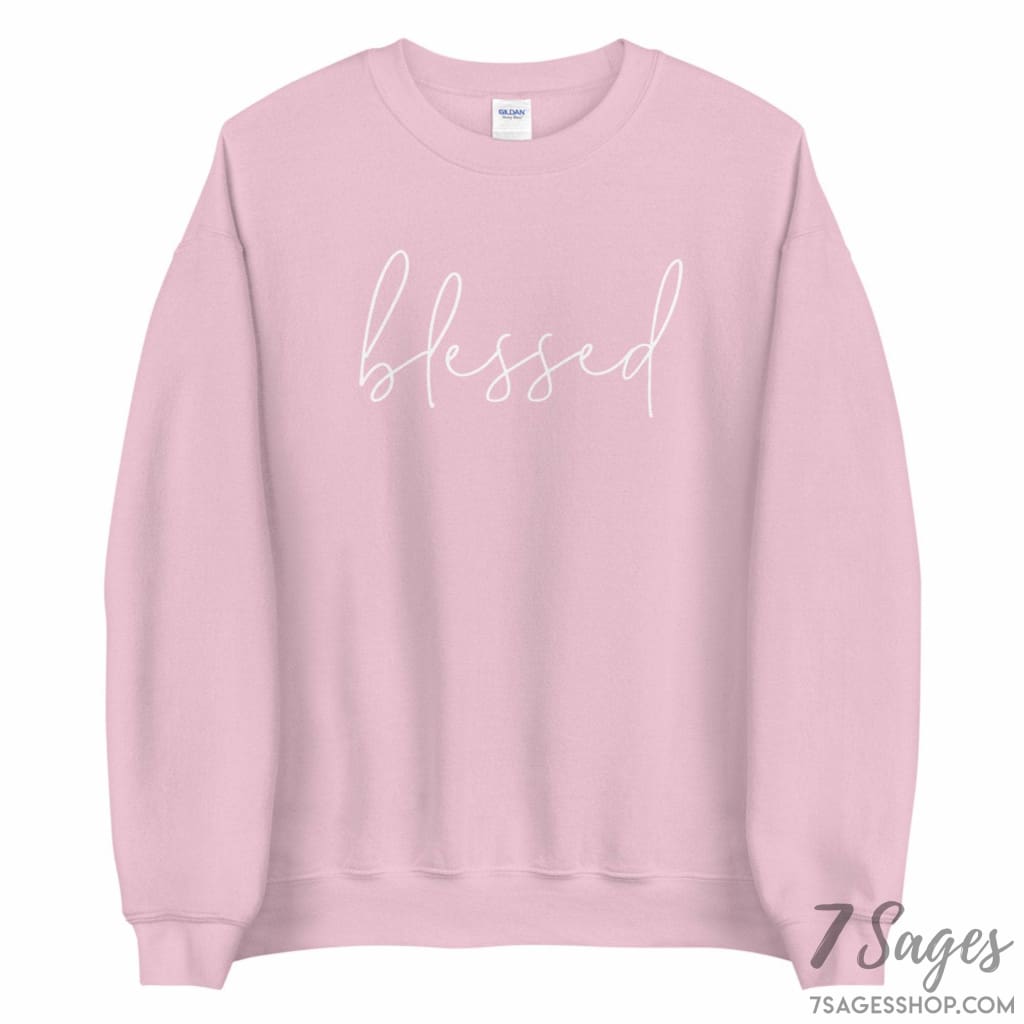 Blessed Sweatshirt - Faith Sweatshirt - Faith Shirt - Christian Gift - Faith Gift - Christian Shirts - Christian Sweatshirt