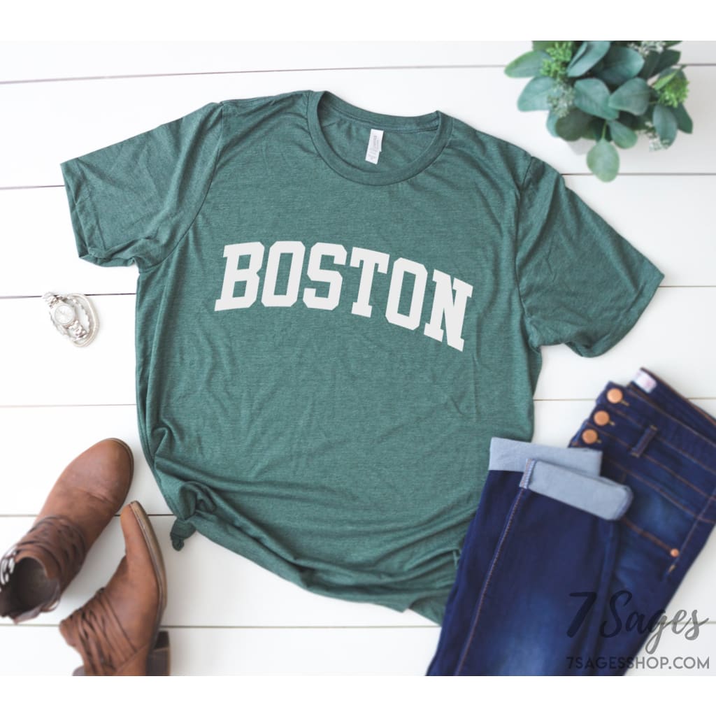 Boston Shirt Boston College T-Shirt Boston Massachusetts Massachusetts Shirt Soft Unisex Shirt