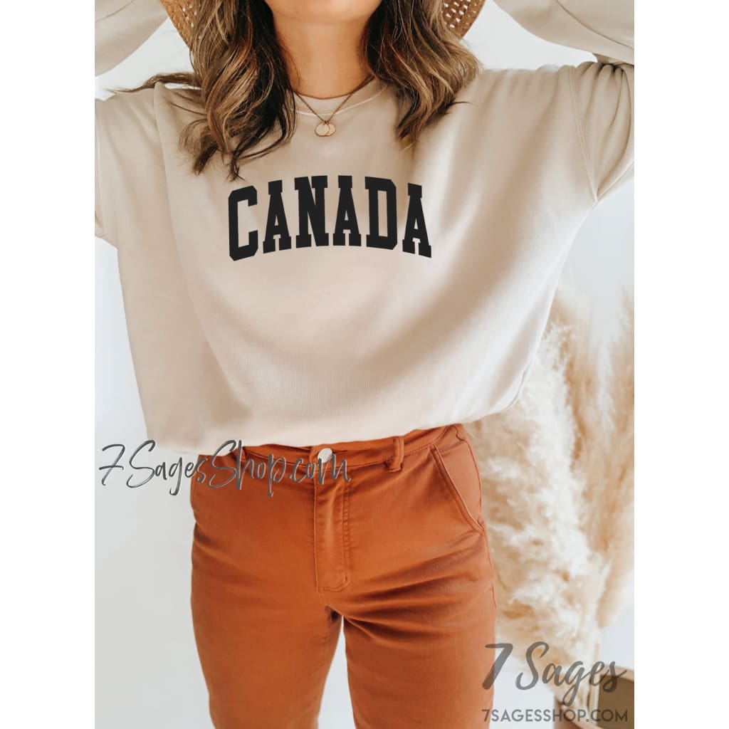 Canada Sweatshirt Canada Shirts Canada Sweater Crewneck Sweatshirt