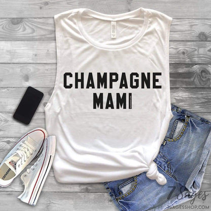 Champagne Mami Muscle Tank Top - Champagne Mami Shirt - Drake Shirt - Drake Tank Top - Champagne Mami Shirt - Champagne Mami
