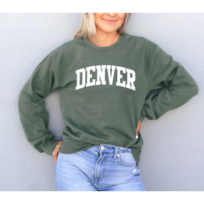 Denver Sweatshirt - Colorado Sweatshirt - University of Denver - Denver Shirt - Colorado Shirt - Unisex Sweatshirt