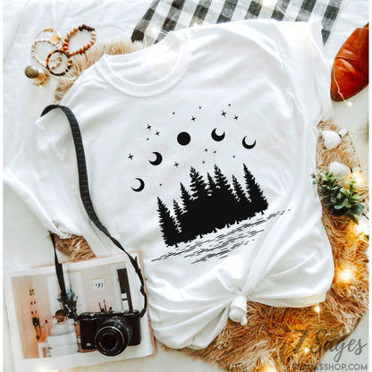 Forest Moon Stars T-Shirt
