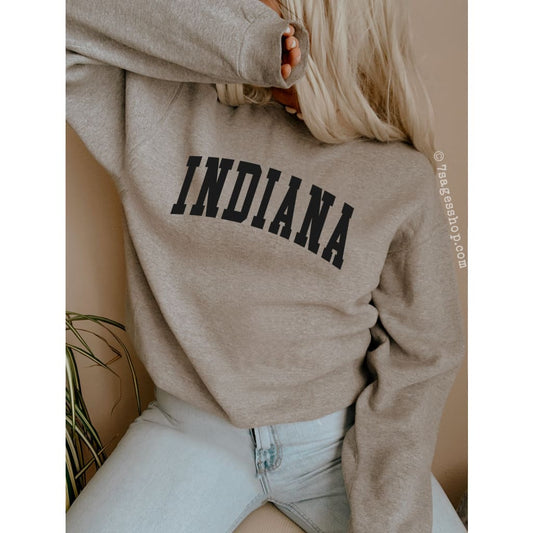 Indiana Sweatshirt - Indiana Shirt - Indiana Crewneck Sweater
