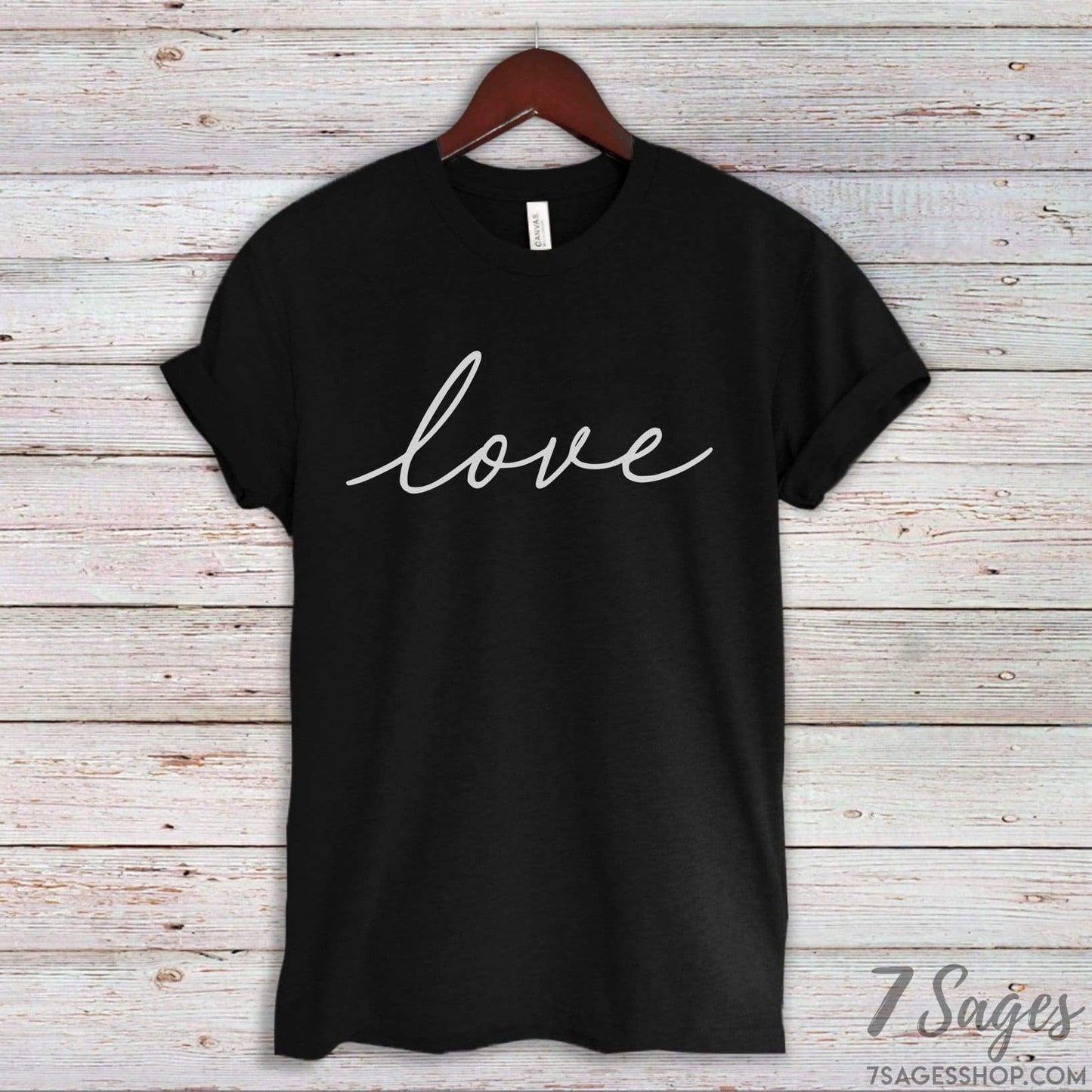 Valentine’s Day T-Shirt - Valentine’s Day Gift - Love Shirt - Love T-Shirt - Cursive Love Shirt - Valentines Day