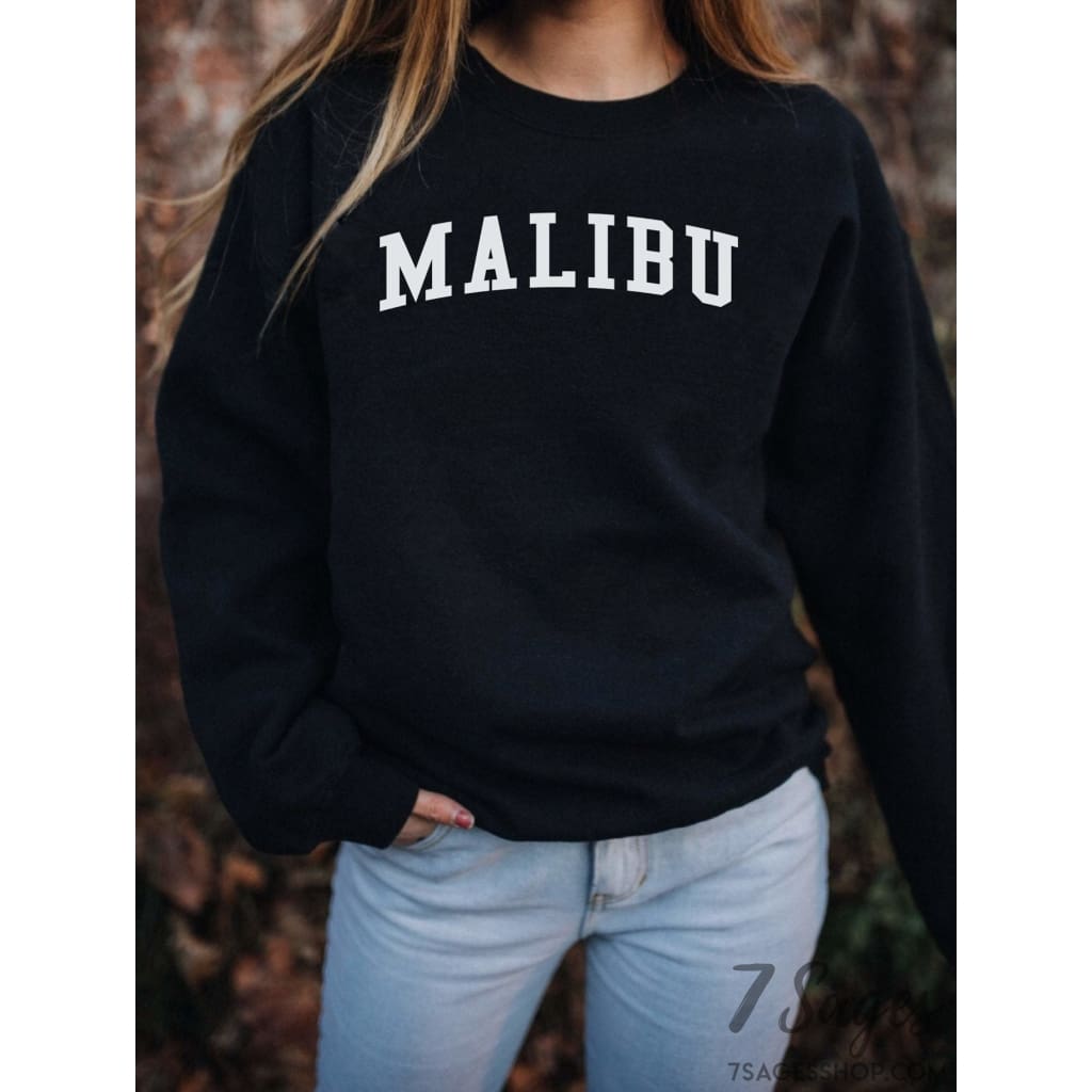 Malibu Sweatshirt - Malibu Sweater - Malibu California Sweatshirt - Malibu California - California Sweatshirt