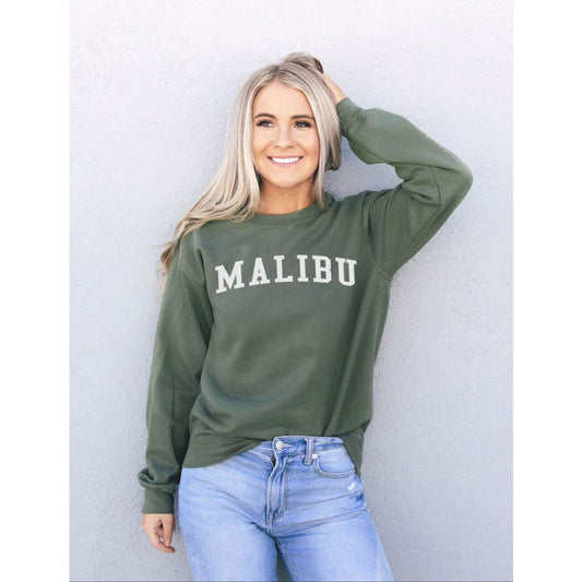 Malibu Sweatshirt - Malibu Sweater - Malibu California Sweatshirt - Malibu California - California Sweatshirt