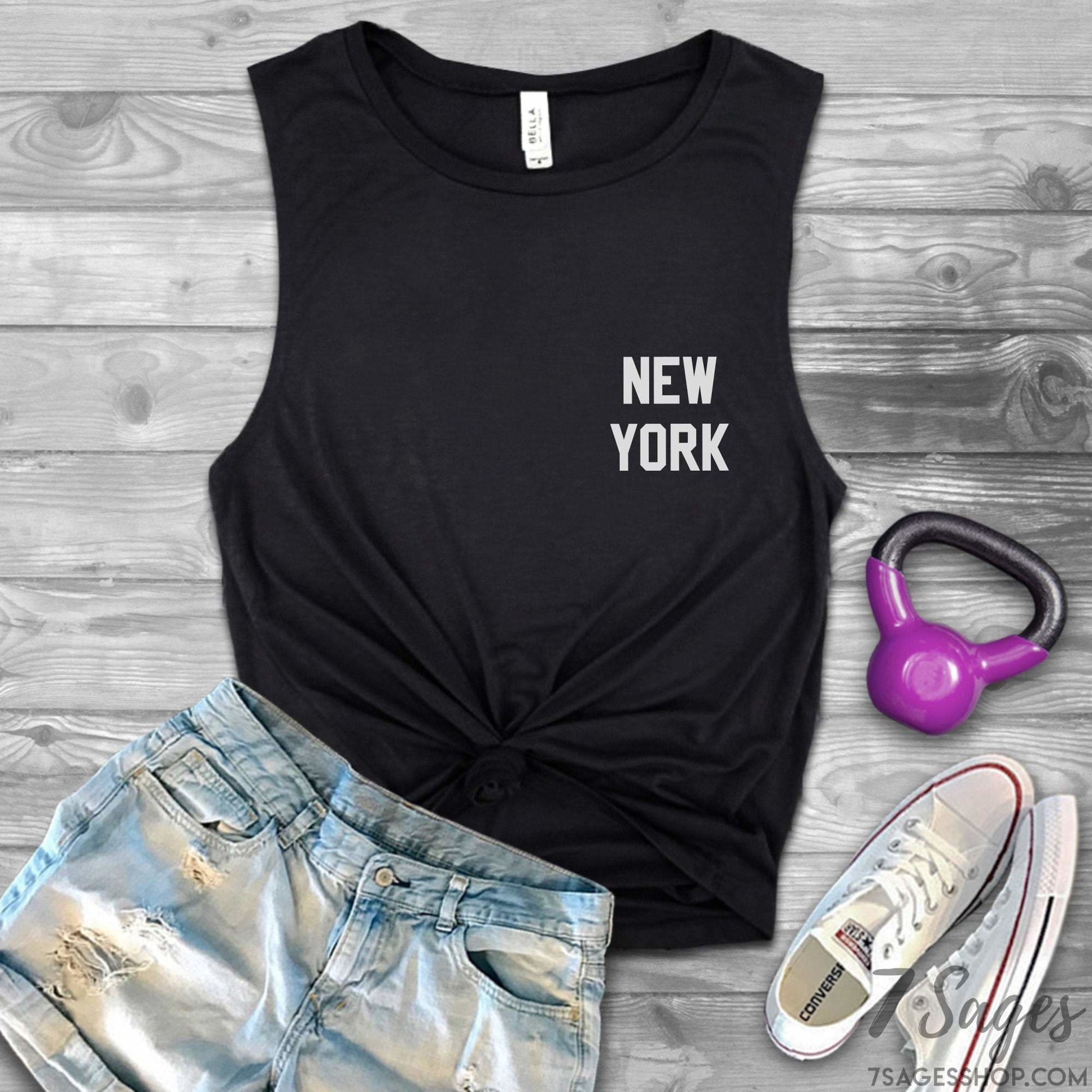 New York Muscle Tank Top - New York Shirt - New York Tank Top - NYC Shirt - NY Shirt - NY Tank Top - New York City Shirt