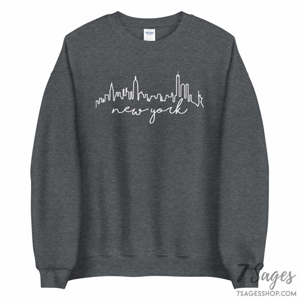 New York Skyline Sweatshirt - New York Sweater - New York Shirt - New York City - East Coast Sweatshirt - NYC Sweatshirt