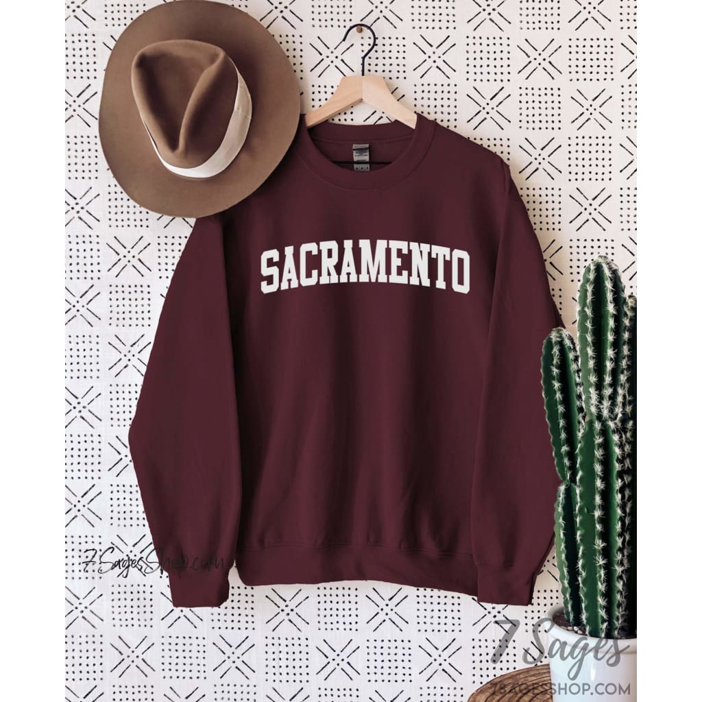 Sacramento Sweatshirt California Shirt Sacramento Crewneck Sweater Norcal Sacramento State Sweatshirt
