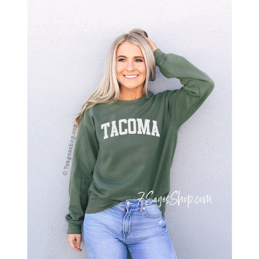 Tacoma Sweatshirt Washington Sweatshirt Tacoma Shirt Tacoma Washington Sweater University Sweatshirt