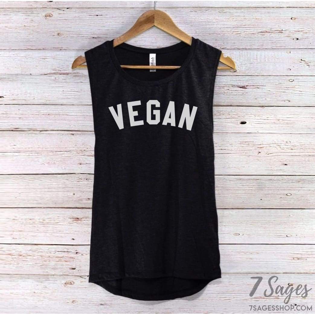 Vegan Tank Top - Vegetarian Tank Top - Vegan Shirt - Vegan Muscle Tank Top - Vegetarian Shirt - Vegan