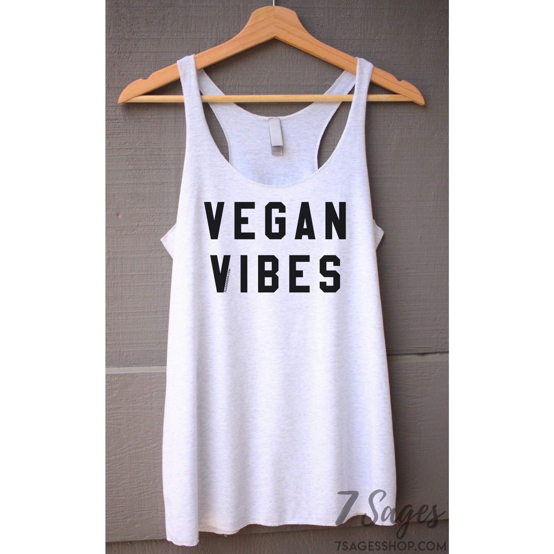 Vegan Vibes Tank Top - Vegan Tank Top - Vegan Shirt - Vegan Vibes - Vegan Gift - Vegan Vibes Clothing